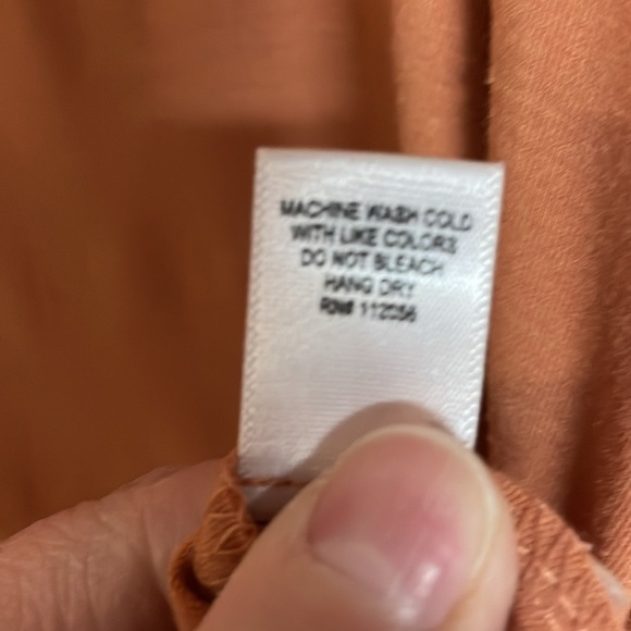 Zenana size 3X orange color short sleeve high low hem super buttery soft tee - Picture 6 of 7